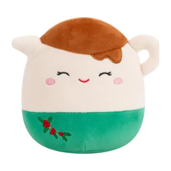 plyšák SQUISHMALLOWS Omáčník se jmelím - Justice, 13 cm