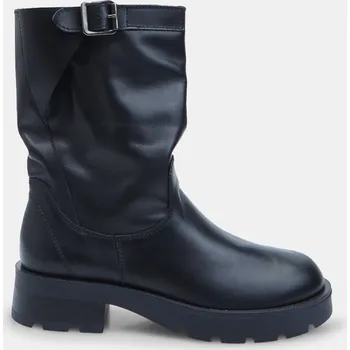 Dámské kozačky Baťa dámské kožené zimní biker boots černé, vel. 40