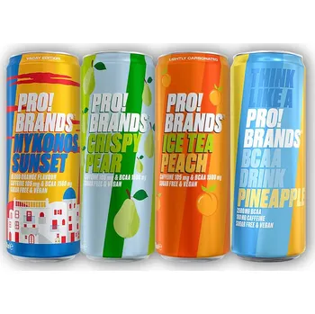 Fitness strava ProBrands BCAA Drink 330ml mykonos sunset