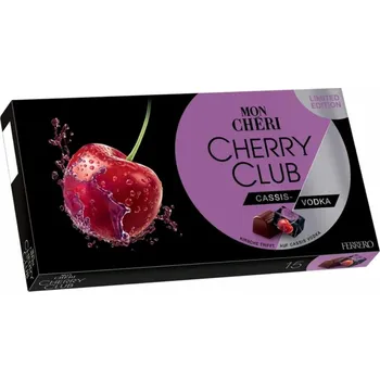 Čokoláda Ferrero Mon Chéri Cherry Club Cassis Vodka 157 g