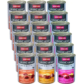 Pro psa ANIMONDA GranCarno Sensitiv Adult Dog Mix chutí 18x400g
