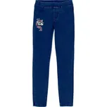 Dívčí riflové legíny zateplené Kugo WK9375 modré