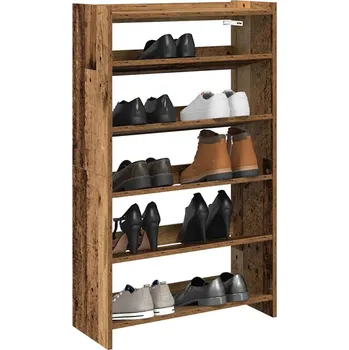 Botník Botník old wood 60x25x81 kompozitní dřevo