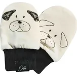 Esito (ušito v ČR) Dívčí bezpalcové bavlněné rukavice Esito TLAPKA vel. 56-74 smetanové