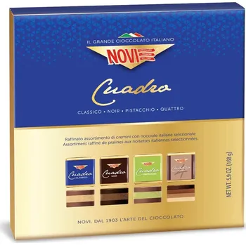 Čokoláda Cuadro gold mix bonboniéra, Novi