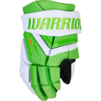 Hokejové rukavice Hokejové rukavice WARRIOR ALPHA LT DELUXE JR 10" white-green (bílá-zelená)