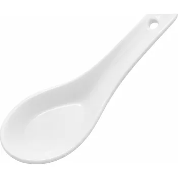 Příbor AsiaFood Keramická lžička na asijské polévky 12,5 cm – bílá
