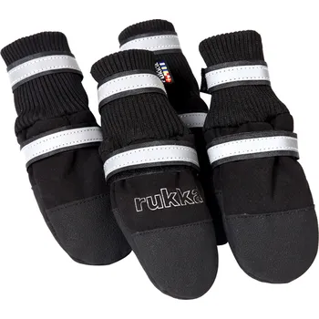Obleček pro psa Rukka Thermal Shoes zimní botičky - sada 4ks, černé / vel. 5