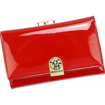 Módní doplněk Luxusní dámská kožená peněženka Gregorio RAQUEL, červená