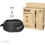 Club3D Kabel USB-C, 10 Gbps, 4K120Hz, 8K60Hz, 60W, Bi-directional, 15m, černá