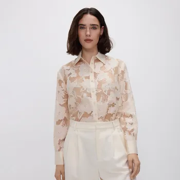 Pánská košile Reserved - Košile s&nbsp;vysokým podílem viskózy - béžová - 082HN-08X - 082HN-08X-M