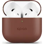 Epico Epico Leather kryt pro AirPods 4 Hnědá