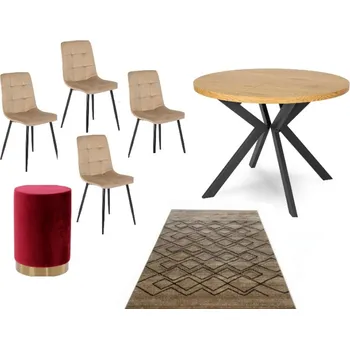 Jídelní stůl JAKS Jídelní set Plus + zdarma taburet