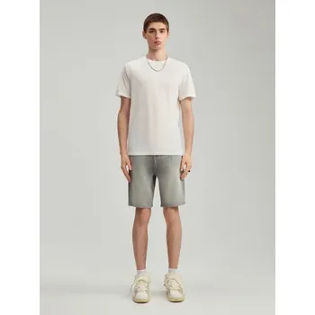 Pánská móda Džínové kraťasy - 34 - House - světle šedá - 710FW-09J