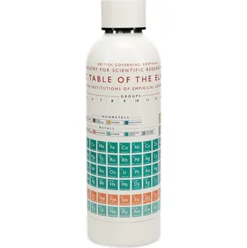 Outdoorové vybavení Krémová cestovní nerezová lahev 500 ml Periodic Table – Rex London ID_1805192