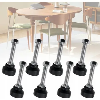 Podložka pod nábytek STAVITELNÁ NOHA K NÁBYTKU M12 x 80, ŠROUBOVACÍ, REGULÁTOR VÝŠKY