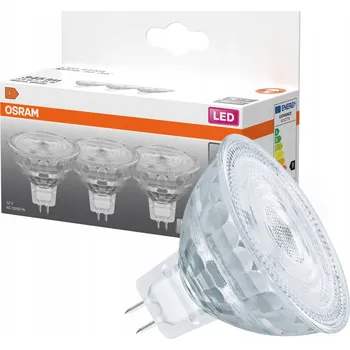 Žárovka 3x LED žárovka MR16 Reflektor GU5.3 3.8W (ekvivalent 35W) 345lm 2700K 12V 36° Osram