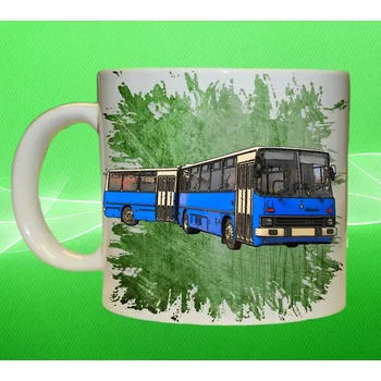 hrnek s autobusem IKARUS 280 zelený 550 ml (hrneček s autobusem )