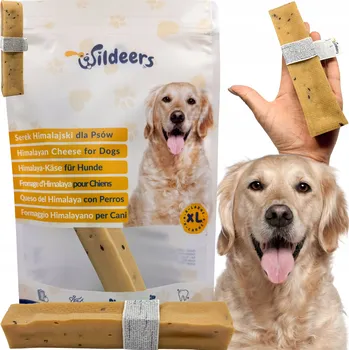 Pamlsek pro psa Himalájský sýr pro psy Přírodní kousátko XL Lněné semínko Tvrdý Velký