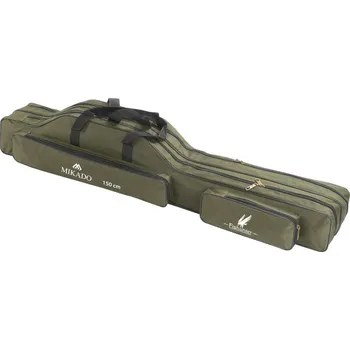 Pouzdro na prut Mikado Puzdro Na Pruty 2 Komorové Zelené 160cm