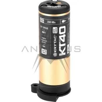 Airsoftová zbraň KRYTAC KRYTAC 40mm plynový granát KT40, 150 BBs - Zlatá