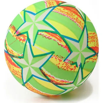 Dětský míč Gumový míč Zářivé Hvězdičky Zelená 24 Cm