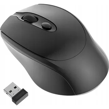 Bezdrátový Mouse Jiggler 2.4G – simulace pohybu myši, černý