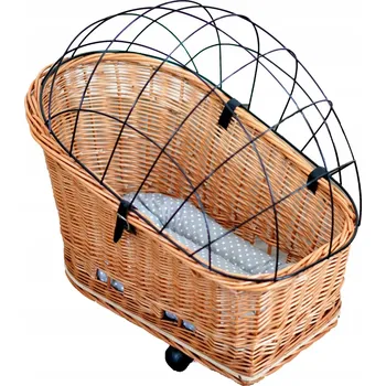 Košík na láhev Zadní košík na kolo Polska Wiklina Na nosič, hnědý