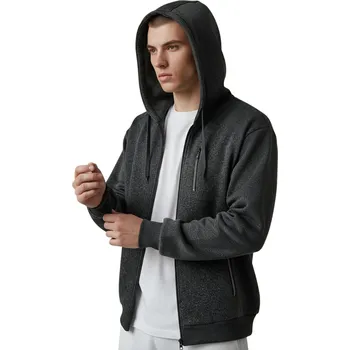 Pánská mikina Blue Jeans Pánská nadměrná rozepínací mikina ZBYNĚK Barva: Tmavě šedá, Velikost: 5XL