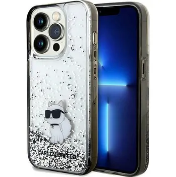 Pouzdro na mobilní telefon Zadní Kryt Karl Lagerfeld pro Apple iPhone 14 Pro bezbarvý