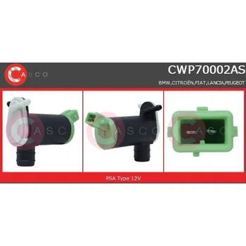 Vodní čerpadlo ostřikovače, čistění skel CASCO CWP70002AS