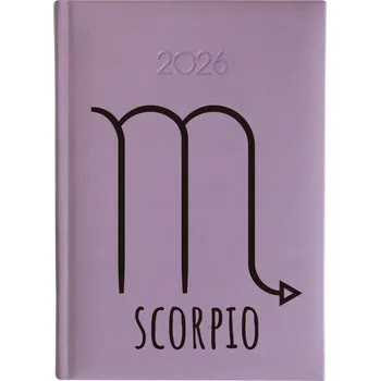 Kalendář Knižní kalendář 2026 A5 FunnyCase fialový