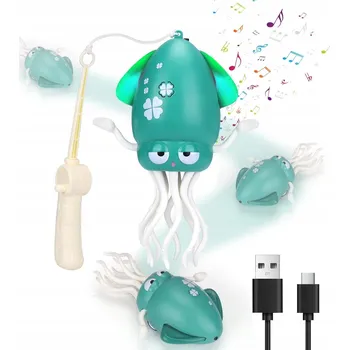 Hračka pro nejmenší INTERAKTIVNÍ TANČÍCÍ SVÍTÍCÍ HRAČKA S HUDBOU CHOBOTNICE PRO DĚTI