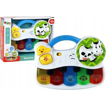 Hračka pro nejmenší Malé Pianko pro Batole Zvířátka Světla Zvuky