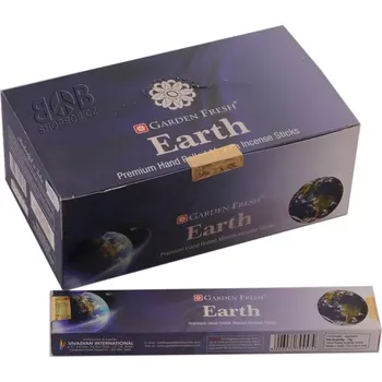 Vonná tyčinka Garden Fresh Earth indické vonné tyčinky 12 krabiček. Množstevní sleva.