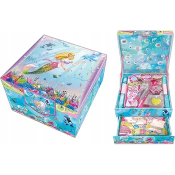 Šperkovnice Šperkovnice se zásuvkou a příslušenstvím Mořská panna 178MD