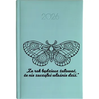 Kalendář Knižkový kalendář 2026 A5 FunnyCase modrý