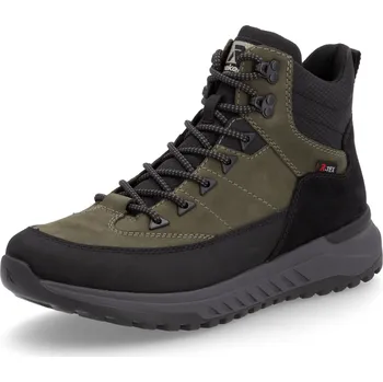 Pánská zimní obuv PÁNSKÉ KOTNÍKOVÉ BOTY RIEKER REVOLUTION U0174-54 ZELENÁ Barva: Zelená, Velikost: 46