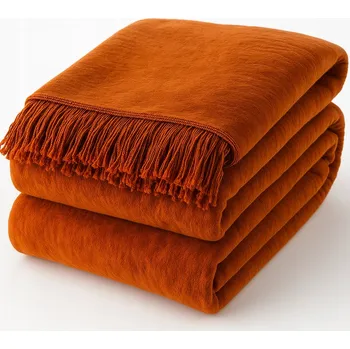 deka Deka Moca Design bavlna 150 cm x 200 cm oranžová