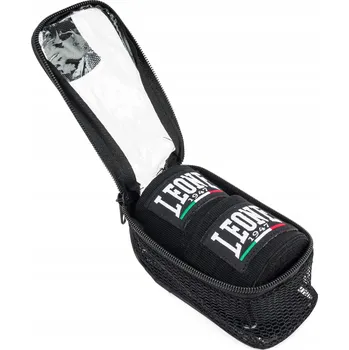 Bandaže na box LEONE 1947 Omotávky na ruce černé 3,5 m