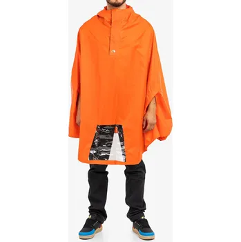 Pláštěnka Nepromokavá cyklistická pláštěnka Bike Poncho L oranžová