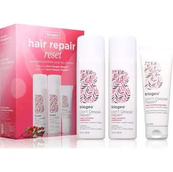 Kosmetická sada Briogeo Hair Repair Briogeo Don't Despair, Repair! hydratační kondicionér na vlasy 236 ml + Briogeo Don't Despair, Repair! hydratační šampon 236 ml + Briogeo Don't Despair, Repair! hydratační maska na vlasy 118 ml kosmetická sada