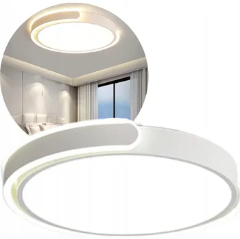 XPart kulatý Stropní Svítidlo 50 x 5 cm bílá, černá