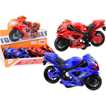 Hračka Sportovní motorka Frikční pohon Světlo a Zvuk 2 Barvy