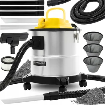 Vysavač VYSAVAČ BEZSÁČKOVÝ 1650W NA POPEL SÁDRU 20L PRO SUCHÉ I MOKRÉ VYSÁVÁNÍ