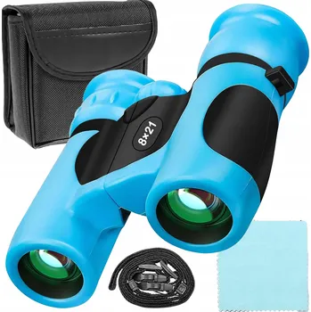 Dalekohled Dětský dalekohled click4TOYS modrý 8x21 s pouzdro