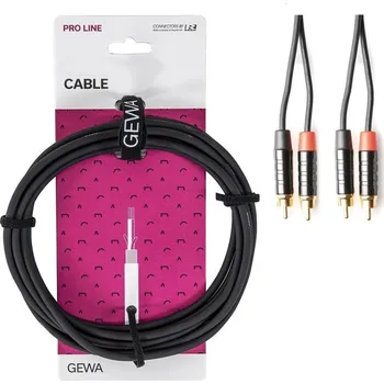 GEWA Twin kabel Pro Line1,5 m/jednotkové balení 10 ks 187