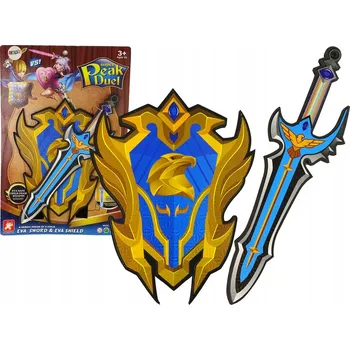 MODRÁ SADA MALÉHO BOJOVNÍKA: MEČ A ŠTÍT Z BEZPEČNÉ EVA PĚNY