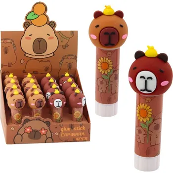 Kancelářské lepidlo Lepidlo v tyčince školní kancelářské Kapibara hnědá