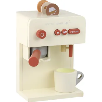 Příprava kávy Dřevěný kávovar na hračky šálek